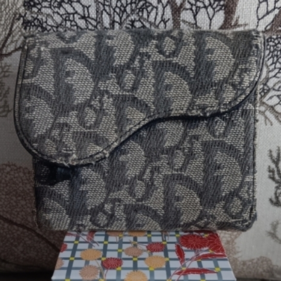 Christian Dior Saddle Wallet Trotter Vintage - Picture 1 of 10